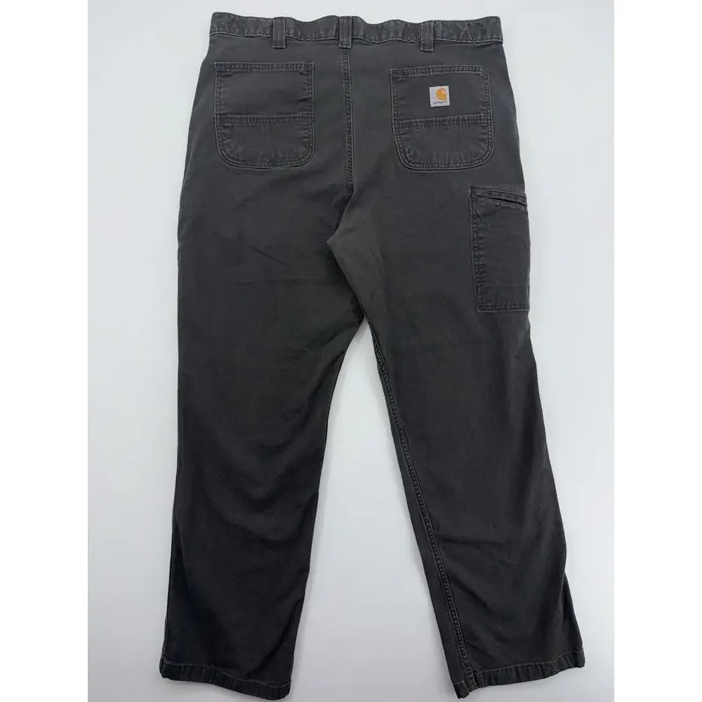Carhartt Straight Relaxed Gray Relaxed Fit Work Cotton Men’s 38x32